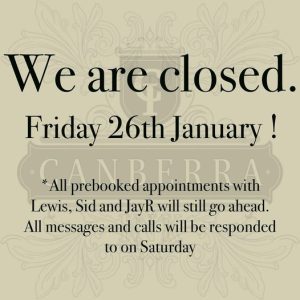 Read more about the article Closed 26/1/24 – Australia Day